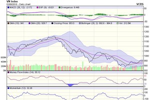 Biểu đồ kỹ thuật VN-Index. Nguồn: VCBS.