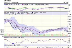 Biểu đồ kỹ thuật VN-Index. Nguồn: VCBS.