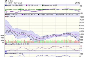 Biểu đồ kỹ thuật VN-Index. Nguồn: VCBS.