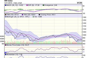 Biểu đồ kỹ thuật VN-Index. Nguồn: VCBS.