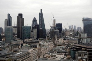 Một góc thủ đô London (Anh) - trung tâm tài chính của châu Âu. Ảnh: Reuters