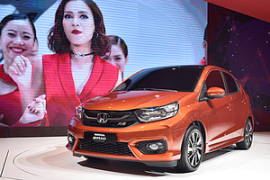 Honda Brio bản RS trưng bày tại triển lãm ôtô Việt Nam 2018. 
