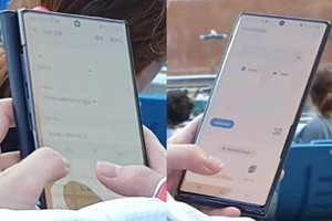 Smartphone được cho là Galaxy Note10 xuất hiện tại nơi công cộng ở Hàn Quốc.