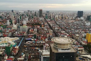 Thị trường bất động sản Campuchia đang bùng nổ. Ảnh: Bloomberg. 