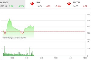Phiên sáng 5/11: Rung lắc