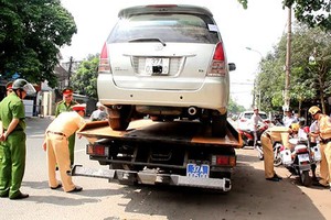 Các lỗi vi phạm giao thông bị tịch thu phương tiện