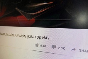 Video liên quan đến virus corona của YouTuber Việt nhận hàng ngàn lượt dislike.
