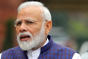 Thủ tướng Ấn Độ Narendra Modi trước phiên họp quốc hội tháng 11/2019. Ảnh: Reuters.