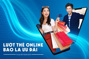 Sacombank dành nhiều ưu đãi cho khách hàng mở và giao dịch thẻ trực tuyến