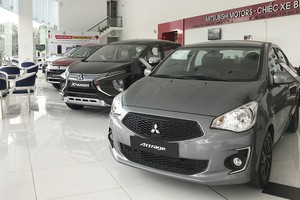 Một showroom trưng bày xe Mitsubishi tại TP HCM. Ảnh: Thành Nhạn.