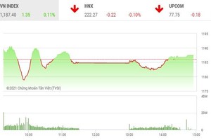 Giao dịch chứng khoán chiều 14/1: Nhóm cổ phiếu nhỏ đua nhau tăng trần