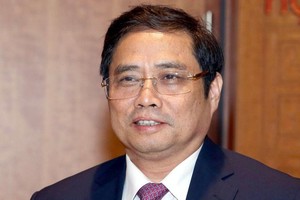 Ủy viên Bộ Chính trị, Trưởng Ban Tổ chức Trung ương Phạm Minh Chính.