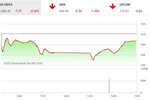 Giao dịch chứng khoán phiên chiều 22/2: Lực mua gia tăng, VN-Index thu hẹp đà giảm