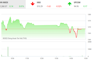 Giao dịch chứng khoán phiên chiều 26/5: Nhiều nhóm ngành hạ độ cao, VN-Index tăng điểm may mắn