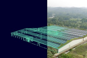 Mô hình nhà máy công nghệ cao được xây dựng ở Singapore.