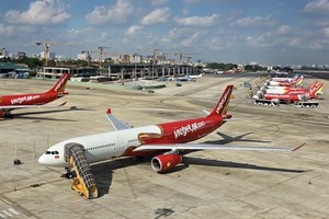 Trong quý I/2024, Vietjet mở mới 15 đường bay, nâng tổng số đường bay của hãng lên 140 (ảnh: Quang Nguyễn).