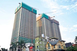 Dự án chung cư mới thuộc phân khúc giá rẻ gần như “tuyệt chủng” tại Hà Nội. Ảnh: Thanh Vũ.