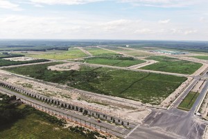 Nhiều dự án khu công nghiệp mới đang thành hình.