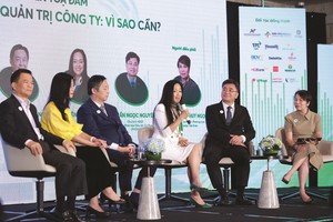 Các diễn giả chia sẻ góc nhìn tại Diễn đàn Quản trị công ty thường niên lần thứ 7.