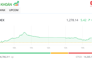 Cổ phiếu bảo hiểm giữ nhịp tăng cho VN-Index trong phiên chiều 18/2