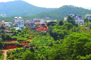 Bất động sản nghỉ dưỡng Lâm Đồng. Ảnh: Lê Toàn.