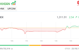 Cổ phiếu TCB khởi sắc kéo VN-Index vượt qua 1.310 điểm