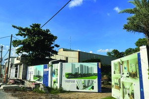 Dự án nhà ở xã hội Lê Thành Tân Kiên hiện vẫn là bãi đất trống. Ảnh: Trọng Tín.