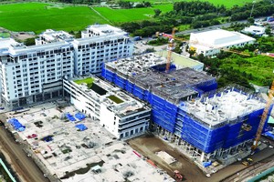 Dự án nhà ở xã hội Thủ Thiêm Green House. Ảnh: Trọng Tín.