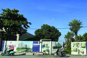 Dự án nhà ở xã hội Lê Thành Tân Kiên tại huyện Bình Chánh. Ảnh: Vũ Dũng.