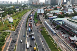Tuyến metro so 1 tại TP.HCM. Ảnh: Lê Toàn.