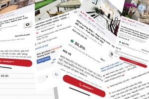 Phần lớn thông tin rao bán nhà trên mạng không đúng với thực tế. Ảnh: Dũng Minh.