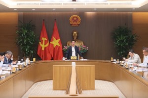 Phó thủ tướng Hồ Đức Phớc nhấn mạnh các yêu cầu: Phải quản lý chặt chẽ, bịt các "lỗ hổng" pháp lý liên quan đến đất đai trong quá trình cổ phần hóa - Ảnh: VGP.