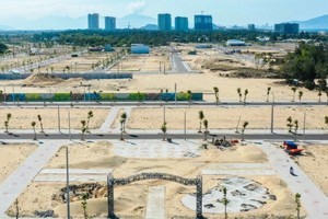 Một dự án đang được triển khai tại Đô thị mới Điện Nam- Điện Ngọc.