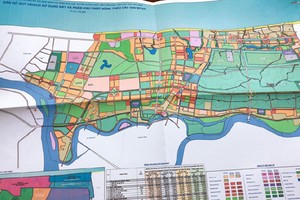 Bản quy hoạch đô thị Dinh Mười.