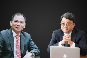 Tỷ phú Phạm Nhật Vượng và tỷ phú Nguyễn Đăng Quang 
