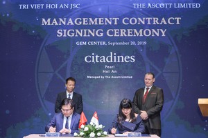 Công ty cổ phần Tri Việt Hội An ký kết hợp tác chiến lược với The Ascott Limited