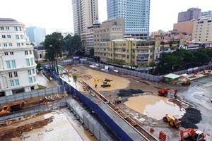 Dự kiến, Dự án metro Bến Thành - Suối Tiên sẽ được xây dựng trong thời gian 13 năm. Ảnh: Lê Toàn  