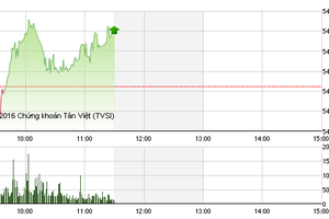 Phiên giao dịch sáng 1/2: HQC nổi sóng, VN-Index tăng nhẹ