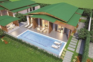 Biệt thự Movenpick Villas với thiết kế độc đáo, sở hữu vị trí vàng tại bờ biển Cam Ranh