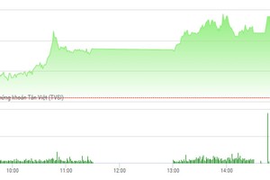 Phiên chiều 15/2: Tiền vào ồ ạt, VN-Index lập đỉnh mới