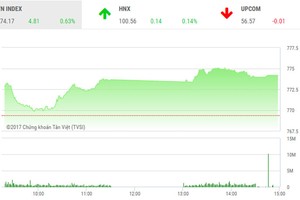 Phiên chiều 12/7: VN-Index tiến bước trong sự thận trọng cao độ của nhà đầu tư
