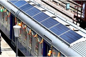 Tàu hỏa chạy bằng năng lượng mặt trời đầu tiên trên thế giới