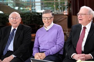 Từ trái sang: Charlie Munger, Bill Gates và Warren Buffett. Nguồn: Getty Images