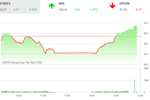 Phiên chiều 10/8: Bất ngờ