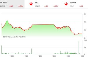 Phiên chiều 23/11: Lực bán gia tăng, thị trường chìm trong sắc đỏ