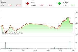 Phiên chiều 21/12: Dòng tiền chảy mạnh, VN-Index vẫn không thoát được sắc đỏ