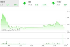 Phiên chiều 19/4: Cổ phiếu vừa và nhỏ nổi sóng