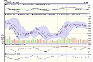 Biểu đồ kỹ thuật VN-Index. Nguồn: VCBS. 