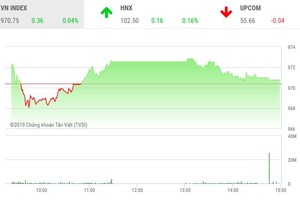 Phiên chiều 29/11: Nhiều bluechip quay đầu, VN-Index may mắn thoát hiểm