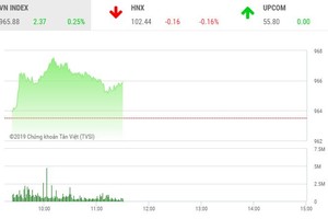 Phiên sáng 30/12: Dòng bank tiếp tục khởi sắc, penny bị xả mạnh